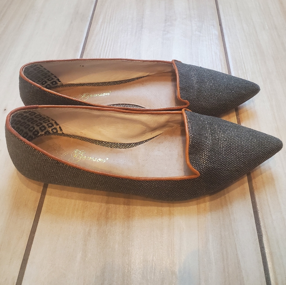 Vintage Matt Bernson Sparkly Loafers Size 7